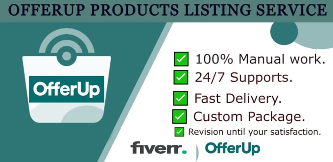 Gig Preview - Post your product ads on offerup