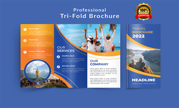 Gig Preview - Do awesome trifold, bifold, brochure, flyer or company profile and menu design