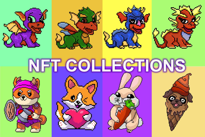 Gig Preview - Create nft pixel art for your nft collections