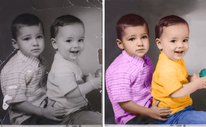 Gig Preview - Photo restoration, enhance, increase photo quality