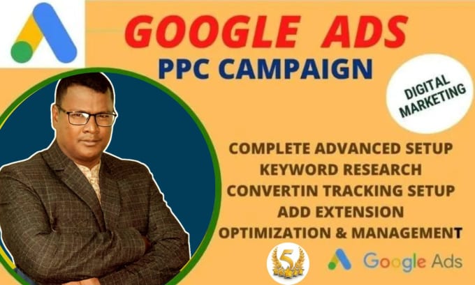 Gig Preview - Setup, optimize, and manage google ads campaigns