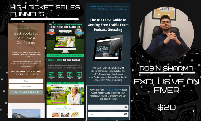 Bestseller - design clickfunnels landing page and clickfunnels funnels with copywriting