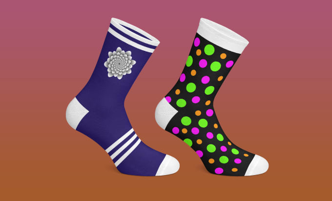 Gig Preview - Create unique socks design for your brand with satisfaction