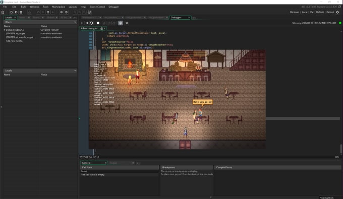 Gig Preview - Debug your gamemaker studio 2 game for you