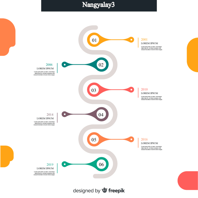 Gig Preview - Design a modern timeline infographic