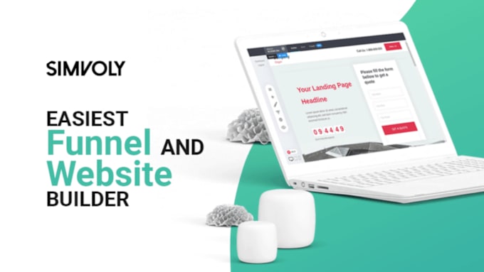 Gig Preview - Create responsive simvoly website and funnel