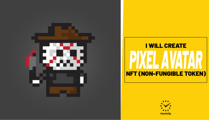 Gig Preview - Create crypto nft pixel avatar cartoon