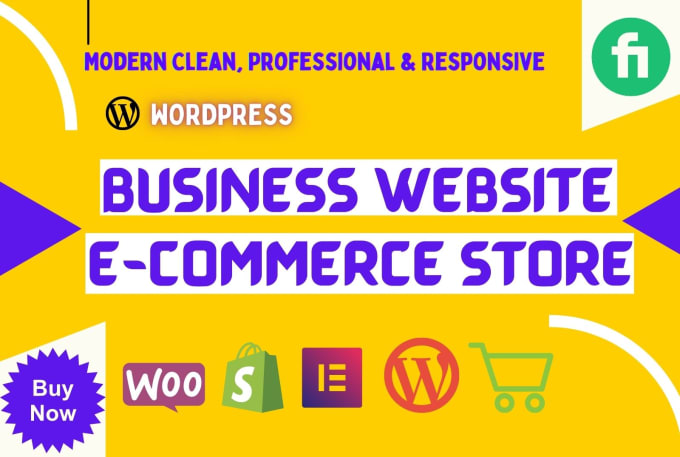 Gig Preview - Create ecommerce website online store with woocoomerce