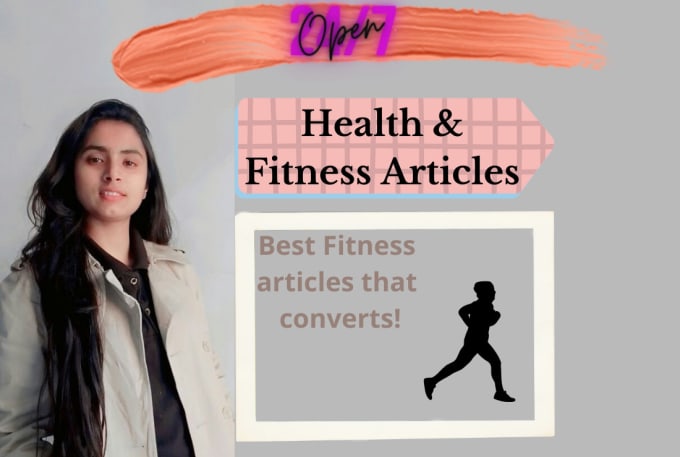 Gig Preview - Write health and fitness article for your blog