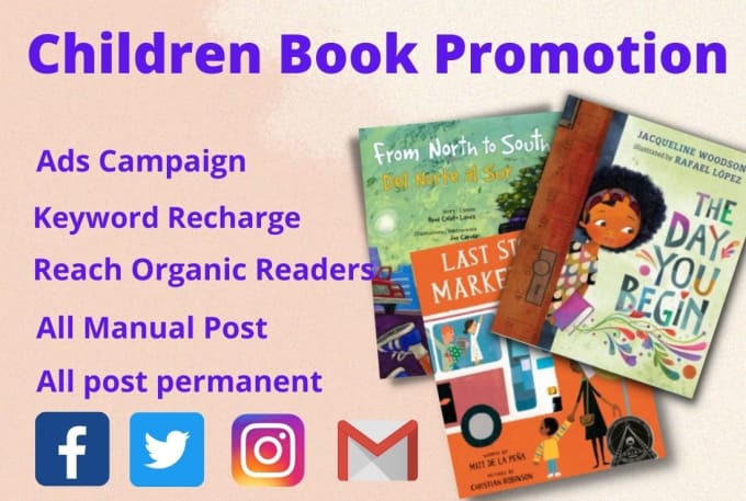 Gig Preview - Do organic amazon children book marketing and promotion