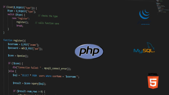 Gig Preview - Help you with PHP, javascript, sql programming