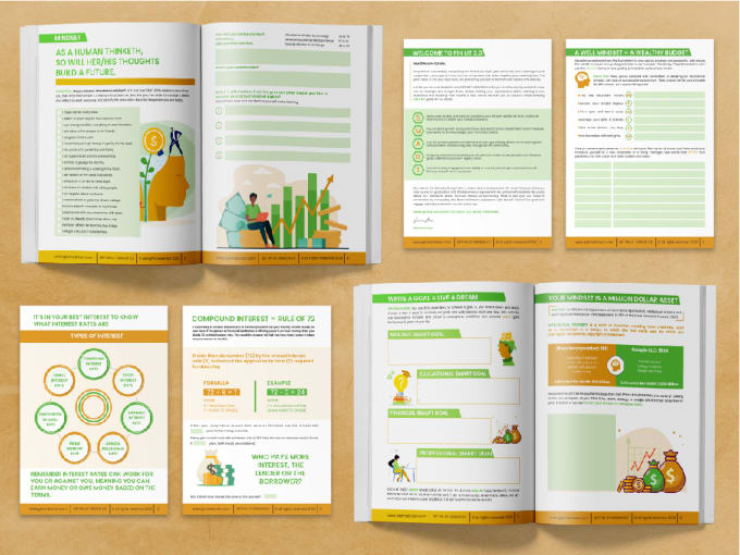 Gig Preview - Design business PDF, lead magnet, workbook layout, cheatsheet, freebie, ebooks