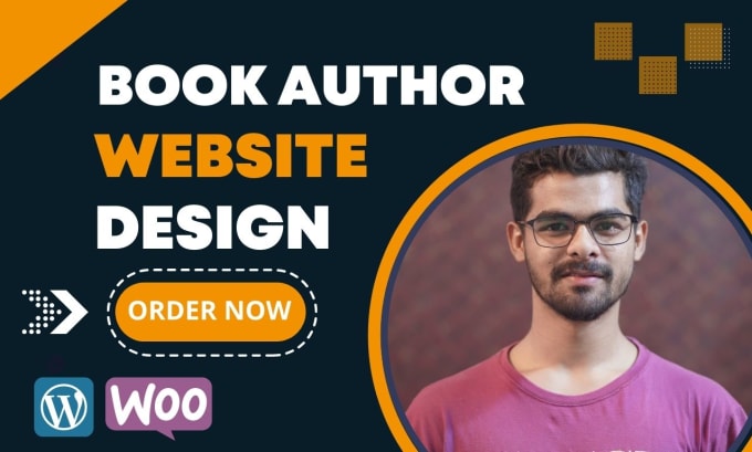 Gig Preview - Build modern book author website or ebook author website