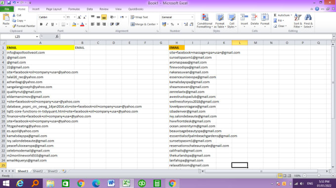 Gig Preview - Do data entry in excel and google sheet