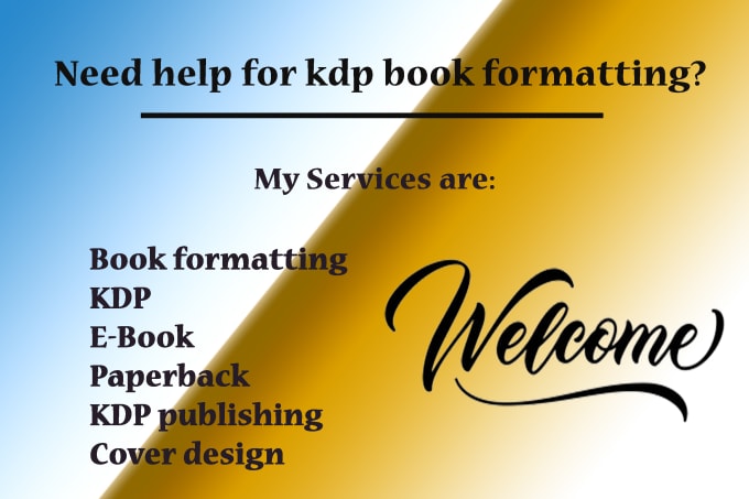 Gig Preview - Do book formatting for KDP and layout through indesign