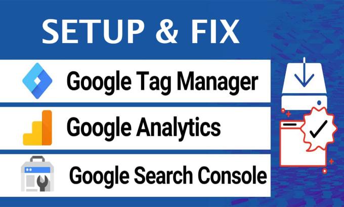 Bestseller - set up google analytics, search console and tag manager