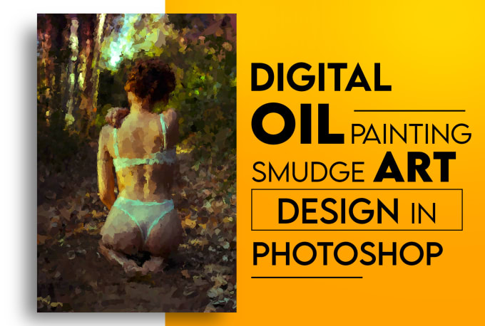 Gig Preview - Make digital oil painting from your photos smudge art, or any digital art