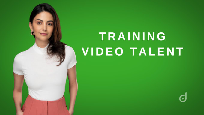 Gig Preview - Be the talent and studio for your training video