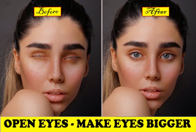 Bestseller - do eyes editing,photoshop eyes retouching,add eyes in photo,fix squinting eyes