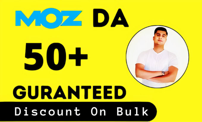 Bestseller - increase domain authority moz da 50 plus ranking boost now