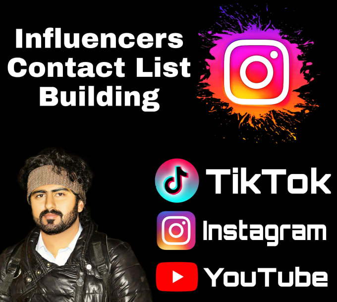 Gig Preview - Find best instagram and tiktok influencers