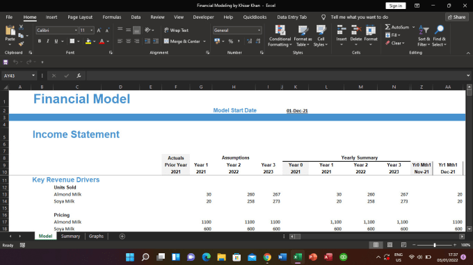 Bestseller - draft financial statements or will create financial models