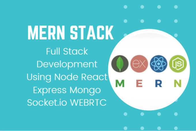 Gig Preview - Develop your website using mern stack socket io webrtc peerjs mediasoup