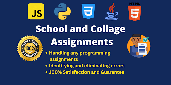 Gig Preview - Ace your programming and web coding assignments