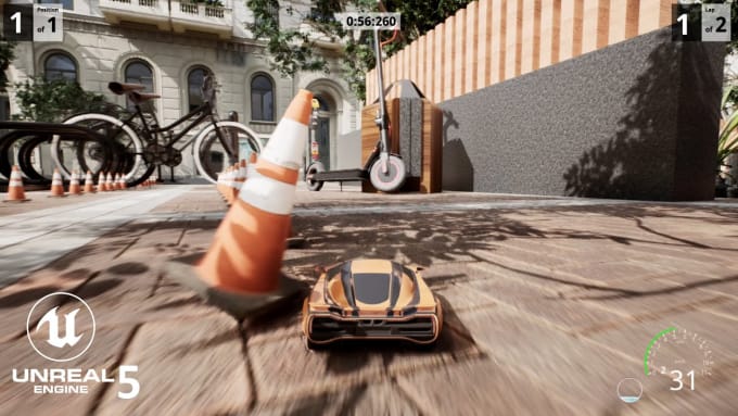 Bestseller - programming and designing a car game in unreal engine 5