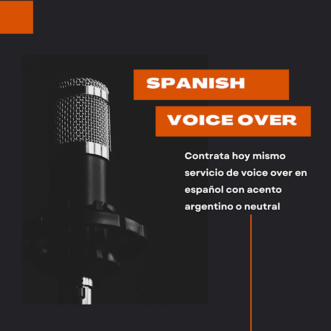 Gig Preview - Spanish latin voice over