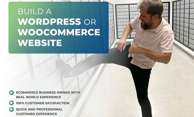 Gig Preview - Build a wordpress or woocommerce website