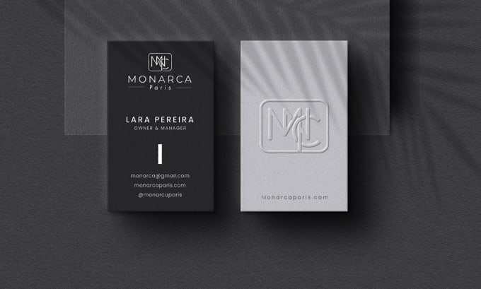 Gig Preview - Design luxury business card