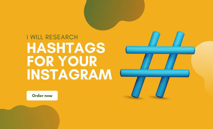 Gig Preview - Research instagram hashtags for your growth