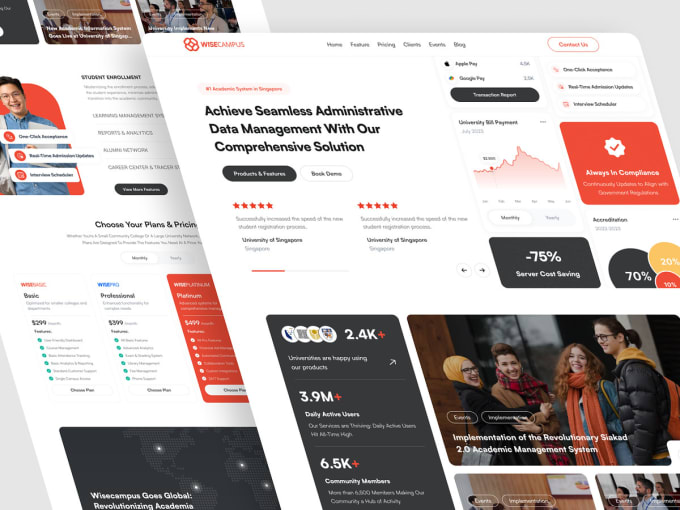 Bestseller - design responsive professional landingpage for your business