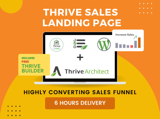 Gig Preview - Design high converting page using thrive builder in 6 hours