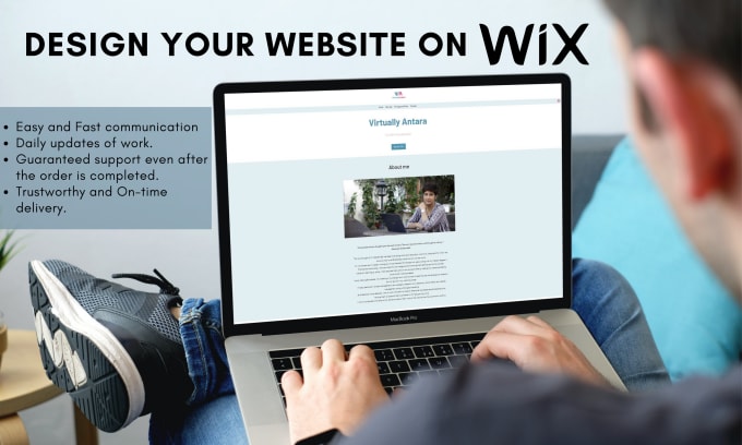 Gig Preview - Design highly professional and responsive wix website