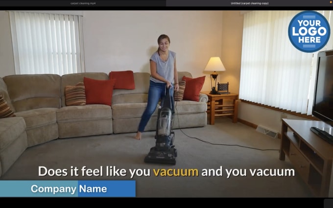 Gig Preview - Do carpet cleaning or carpet cleaner service video ads