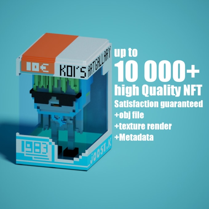 Gig Preview - Create 10k custom voxel nft collections