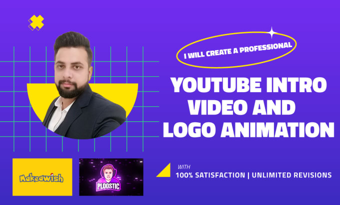 Gig Preview - Create a professional youtube intro video and logo animation