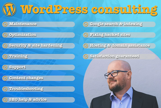 Gig Preview - Give per minute wordpress consultancy and assistance