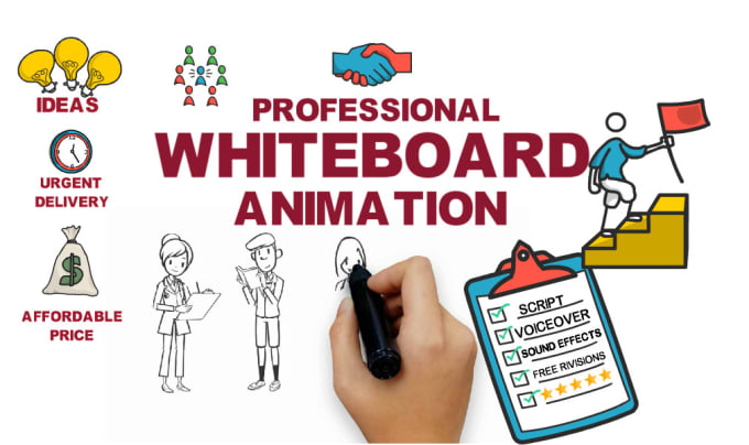 Gig Preview - Create professional whiteboard animation explainer videos