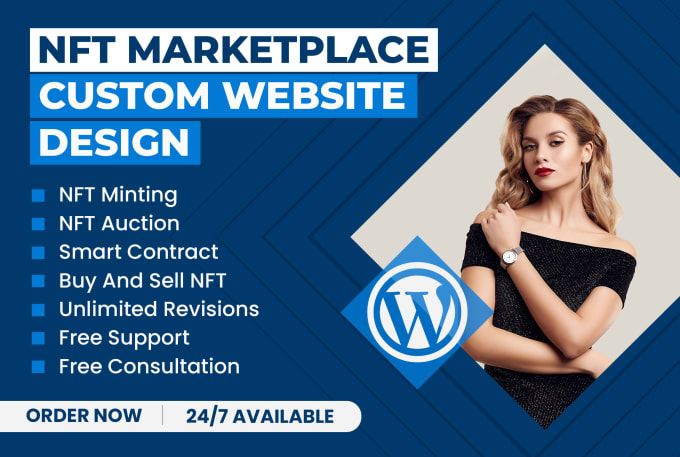 Gig Preview - Nft website, nft marketplace, nft landing page on wordpress