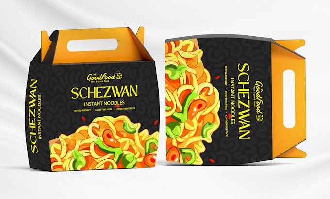 Gig Preview - Do food packaging, box packaging, custom packaging, or product packaging design