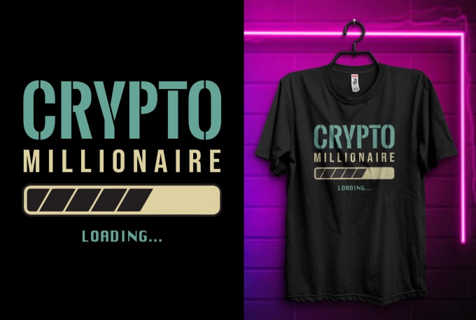 Gig Preview - Do unique cryptocurrency t shirt designs for your pod business