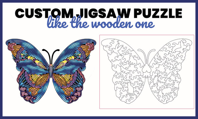 Gig Preview - Create custom jigsaw puzzle grid