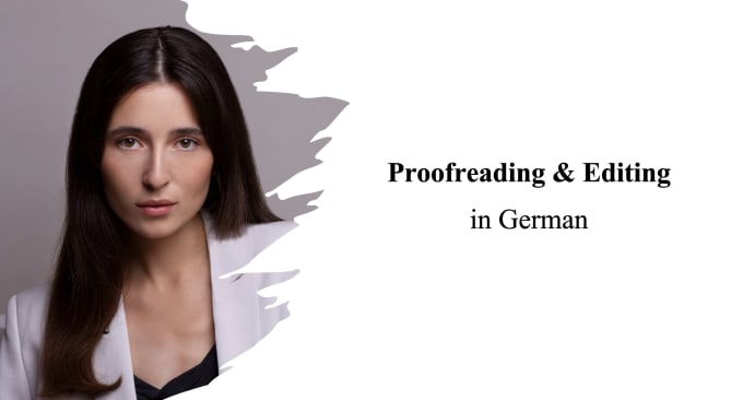 Gig Preview - Professionally proofread and edit your german writing