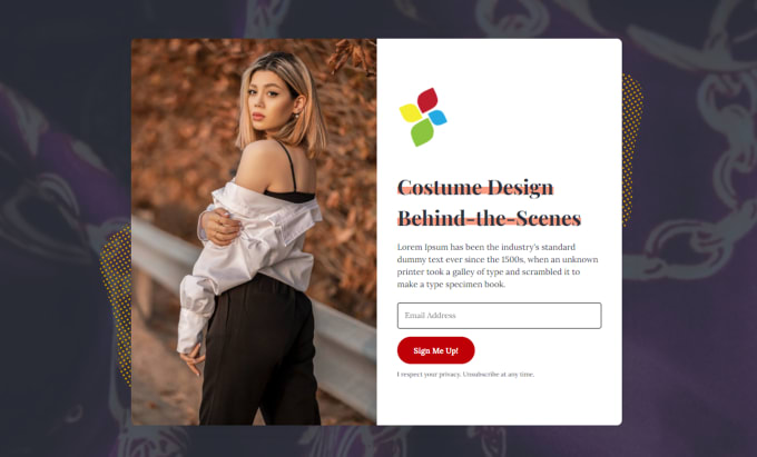 Gig Preview - Create modern and professional landing page design