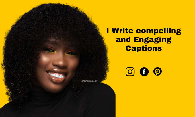 Gig Preview - Write engaging and catchy captions for instagram and facebook within 24 hours