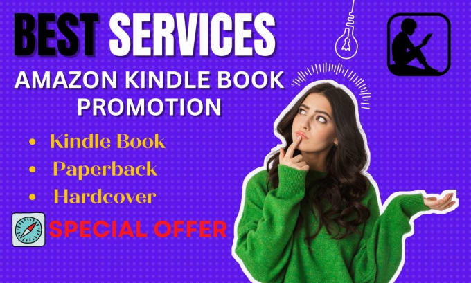 Gig Preview - Do amazon kindle book promotion and manage kdp account