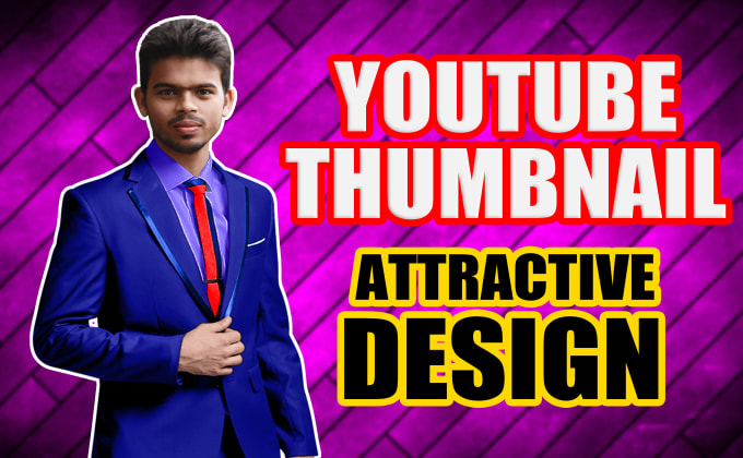 Gig Preview - Do eye catching custom youtube thumbnail design